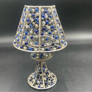 Vintage Beaded Wire Tealight Candle Holder – Mini Table Lamp India Pier 1 Style